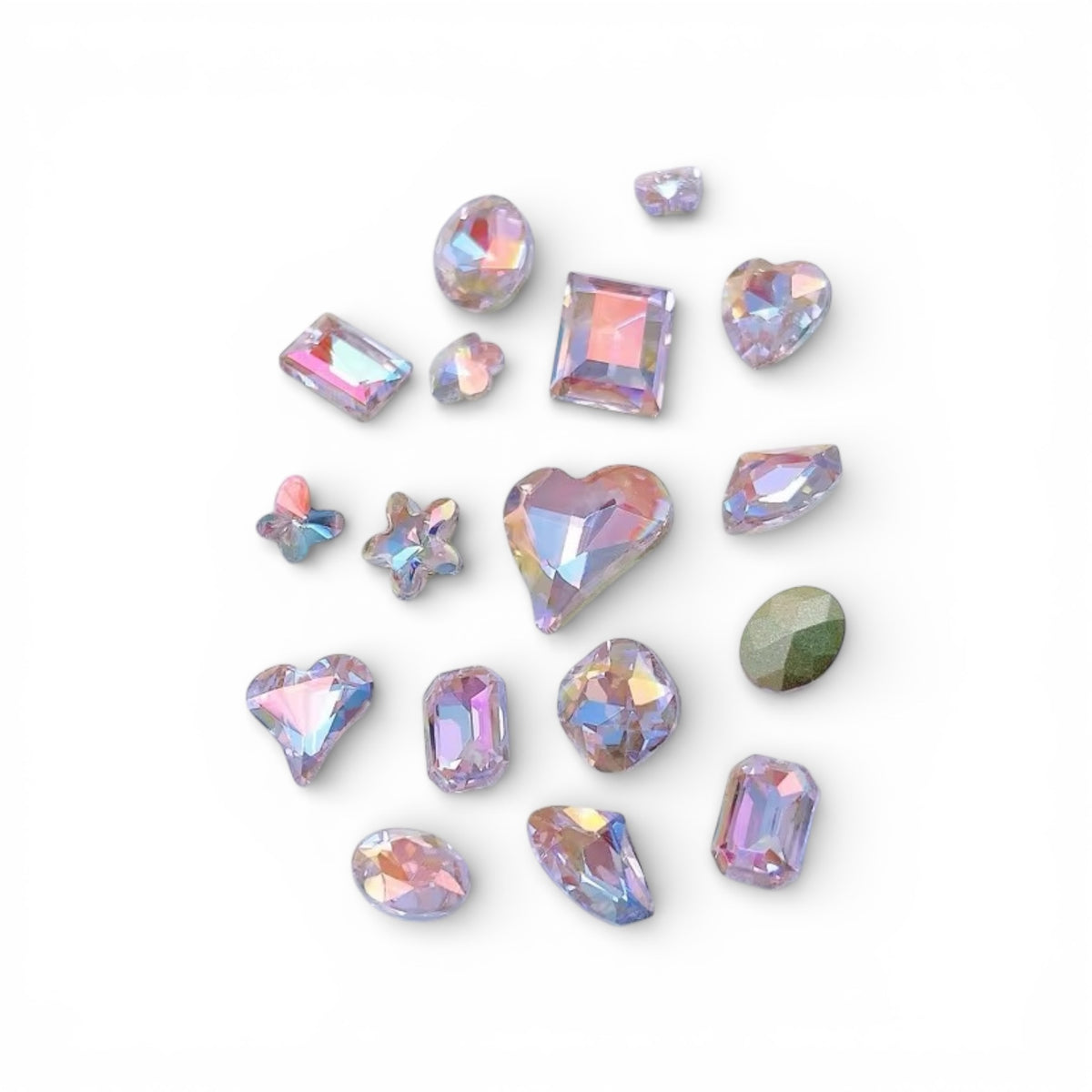 Luxury Mixed Rhinestone Nail Charms – Crystal Statement Gem Set
