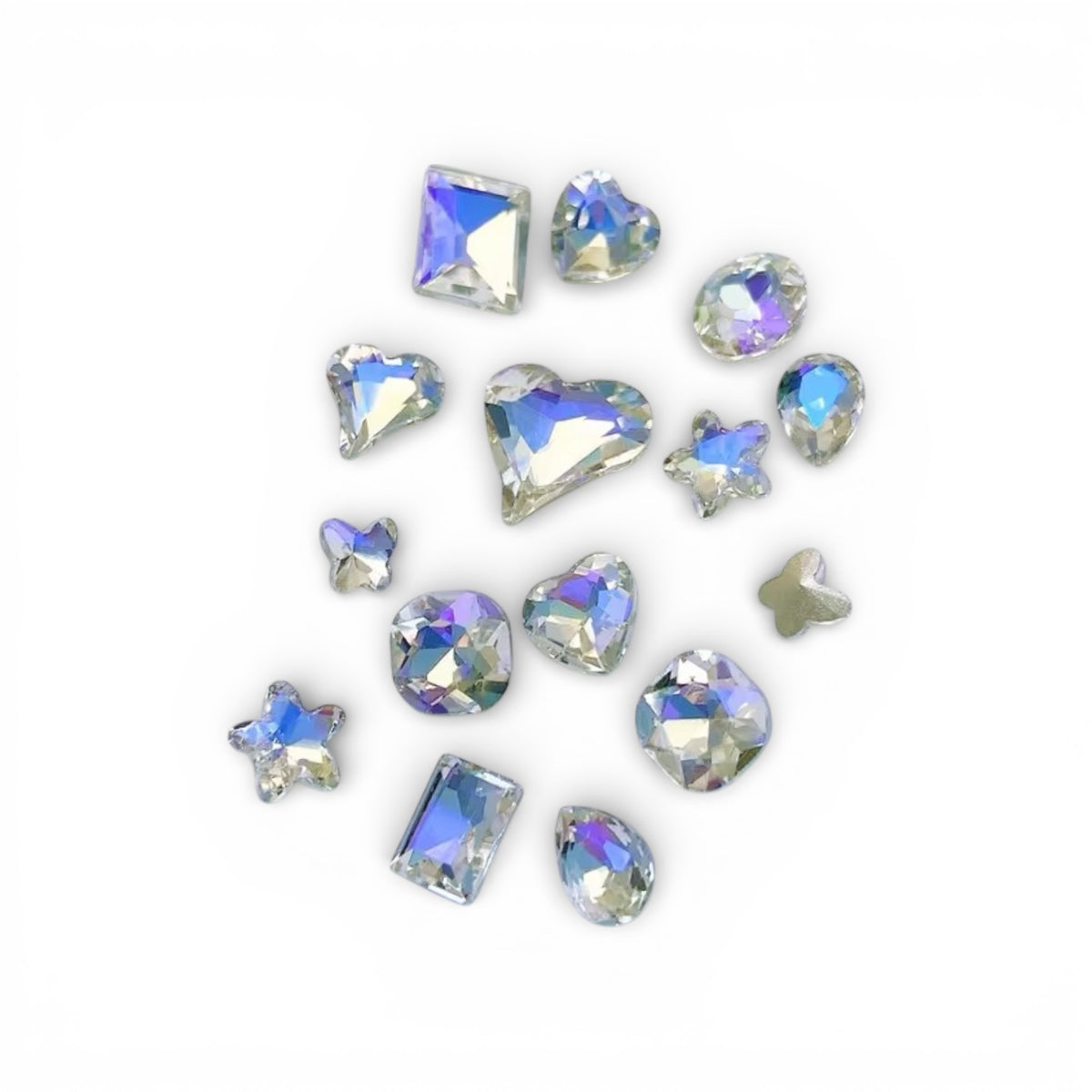 Luxury Mixed Rhinestone Nail Charms – Crystal Statement Gem Set