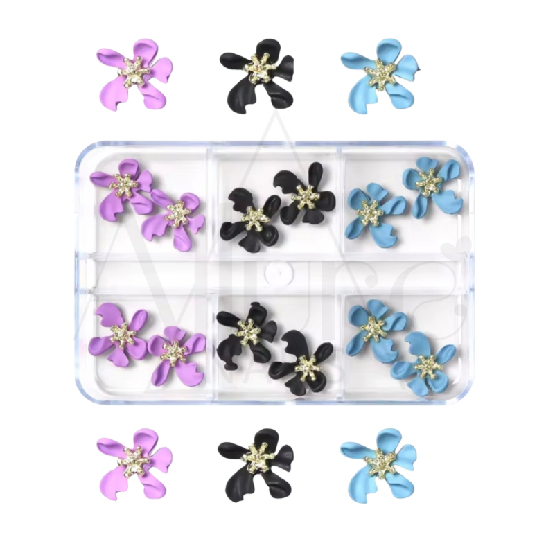 šø Bloom Luxe 3D Nail Charm Set