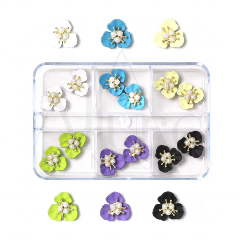 šø Bloom Luxe 3D Nail Charm Set
