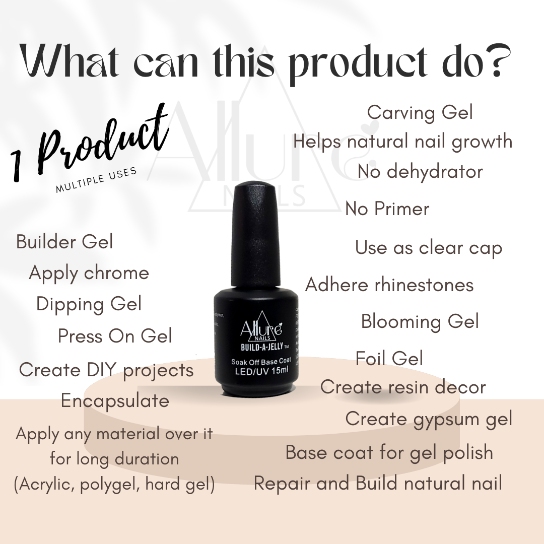 PRE-ORDER Build-A-Jelly TM Base Coat - Allure Nails PR