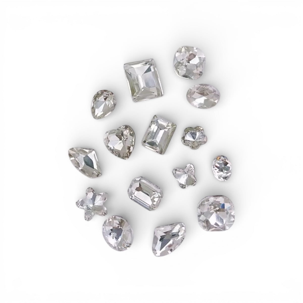 Luxury Mixed Rhinestone Nail Charms – Crystal Statement Gem Set