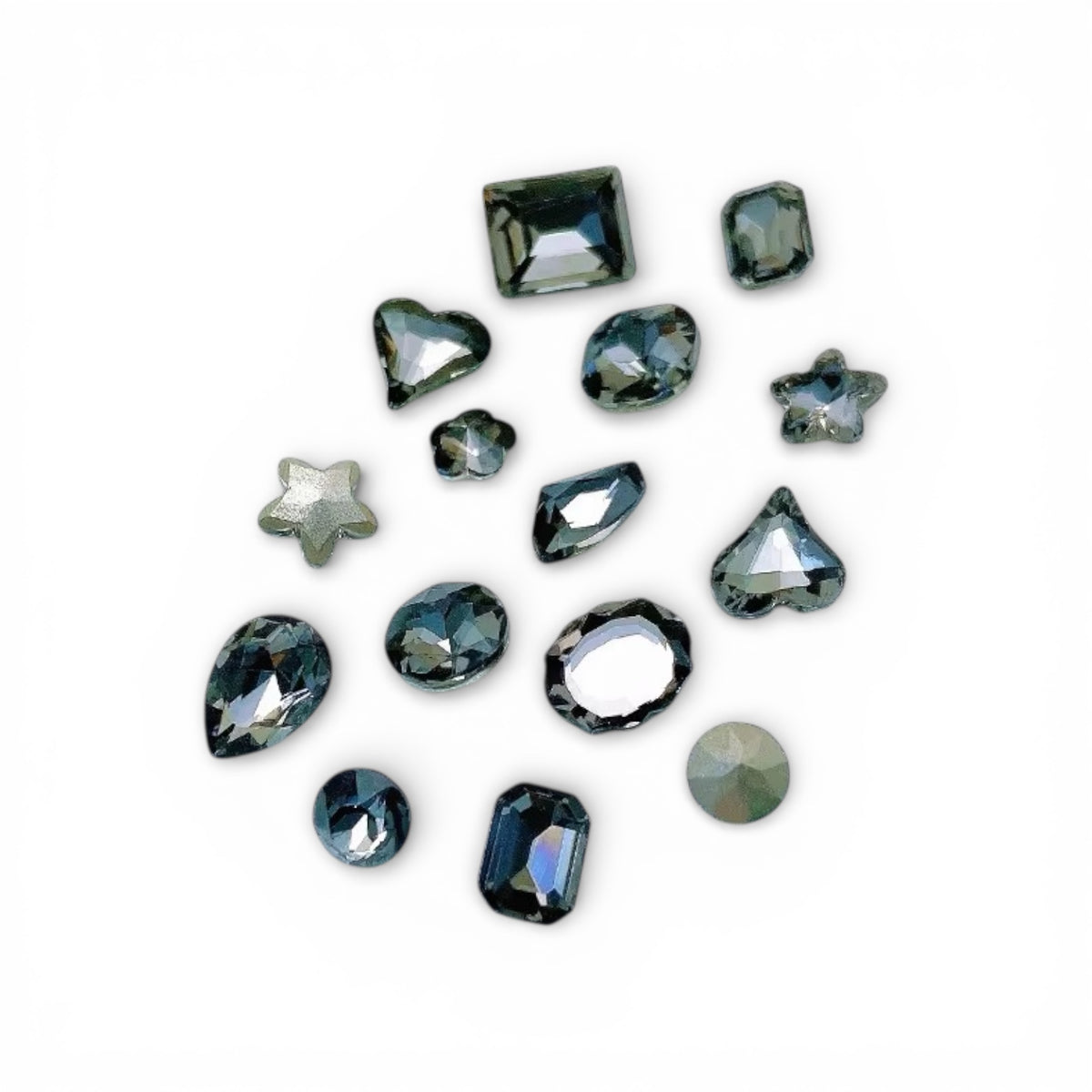 Luxury Mixed Rhinestone Nail Charms – Crystal Statement Gem Set