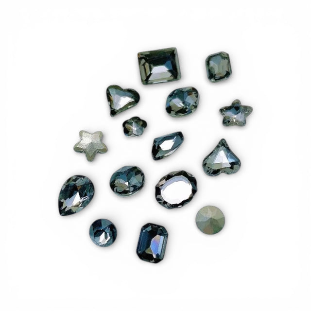 Luxury Mixed Rhinestone Nail Charms – Crystal Statement Gem Set