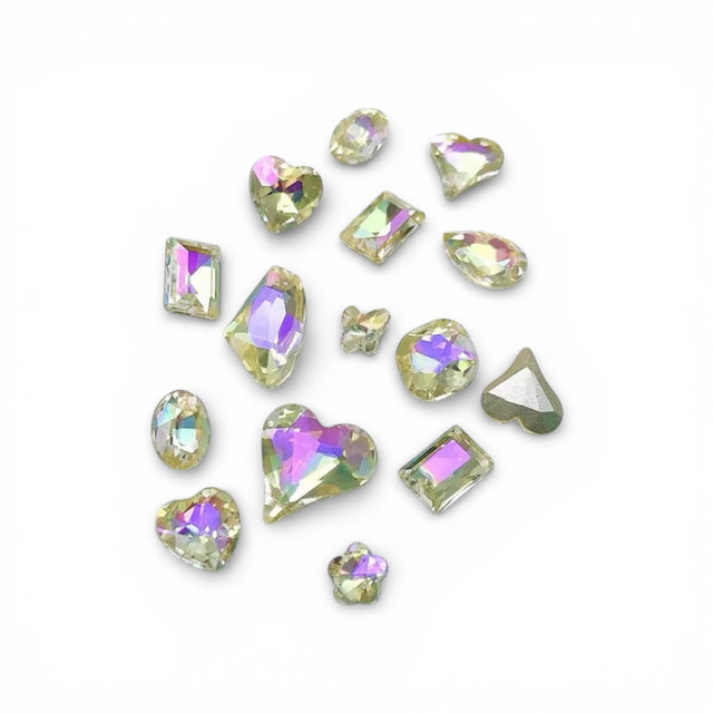 Luxury Mixed Rhinestone Nail Charms – Crystal Statement Gem Set