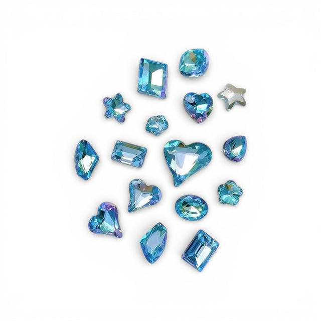 Luxury Mixed Rhinestone Nail Charms – Crystal Statement Gem Set