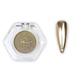 Allure Nails Champagne Chrome in a hexagonal container with a matching nail color on a white background