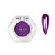 Allure Nails Dark Purple Chrome in a hexagonal container with a matching nail color on a white background