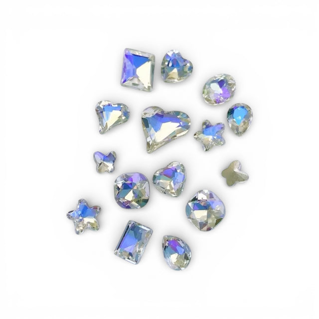 Luxury Mixed Rhinestone Nail Charms – Crystal Statement Gem Set