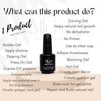 PRE ORDER END OF OCTOBER Build-A-Jelly™ Soak-Off Base Coat – Prevent Lifting & Boost Adhesion