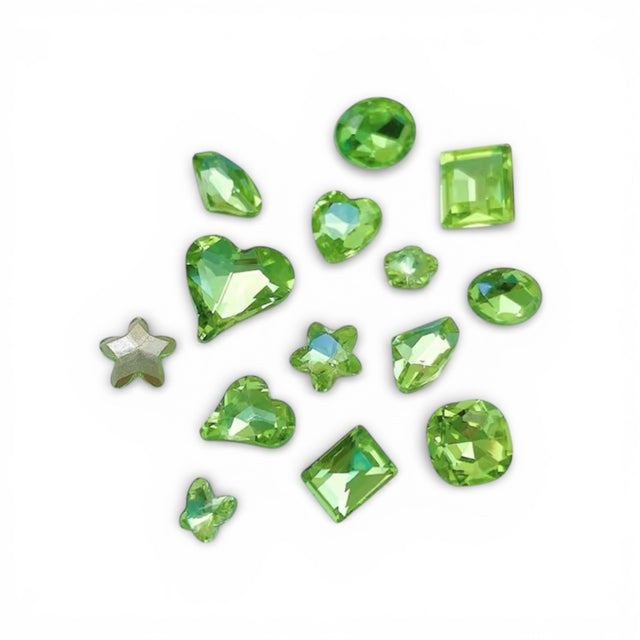 Luxury Mixed Rhinestone Nail Charms – Crystal Statement Gem Set