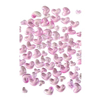 Crystal Heart Nail Charms – 3D Glitter Resin Nail Art (100pcs)
