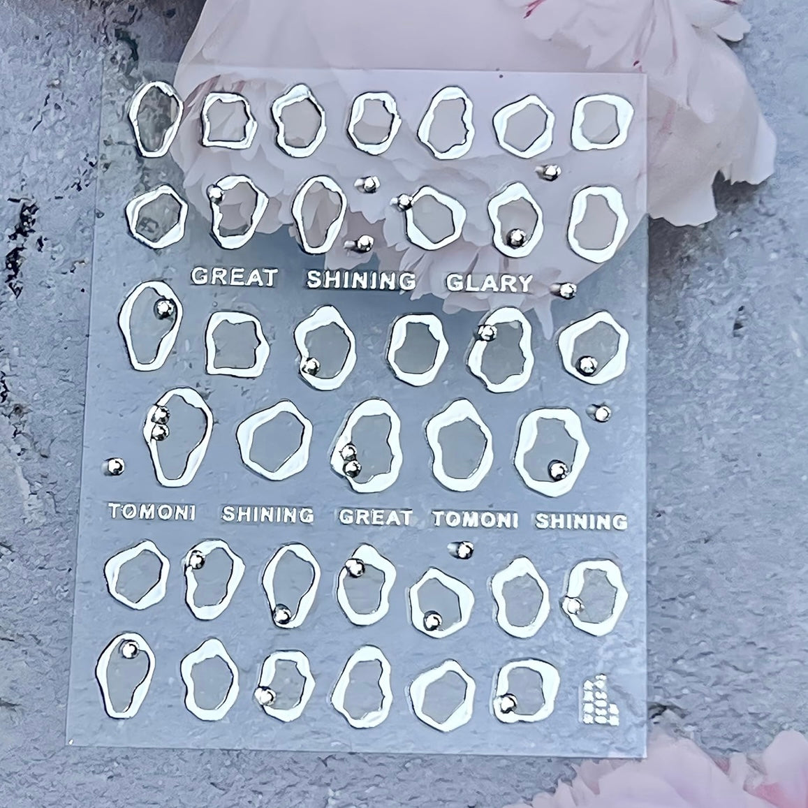 Platinum Pulse Nail Decals