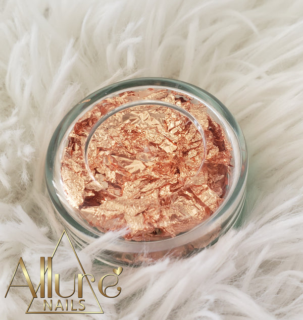 Rose Gold Alluminum Foil - Allure Nails PR