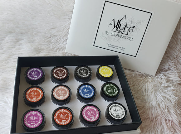 Carving Gel 12 Color Set - Allure Nails PR