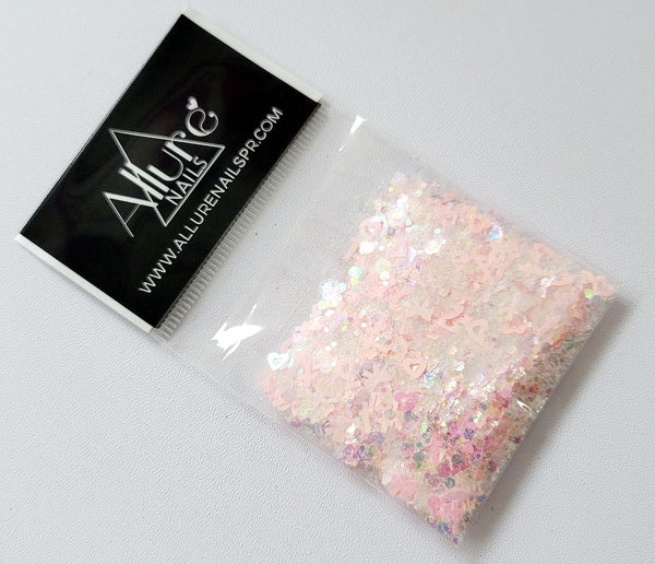 Heart Glitter Variety Color 10ml - Allure Nails PR