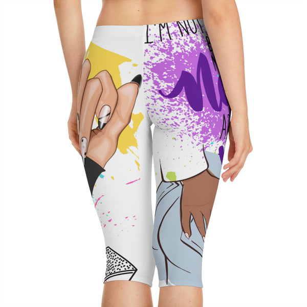 Women's Capri Leggings - Allure Nails PR