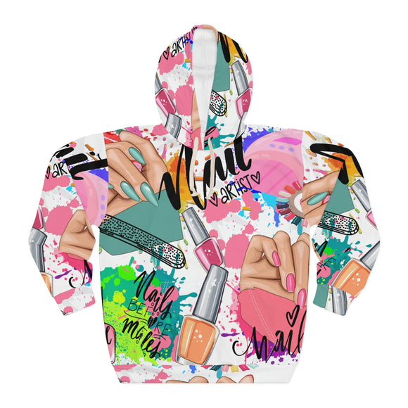 Unisex Pullover Hoodie - Allure Nails PR