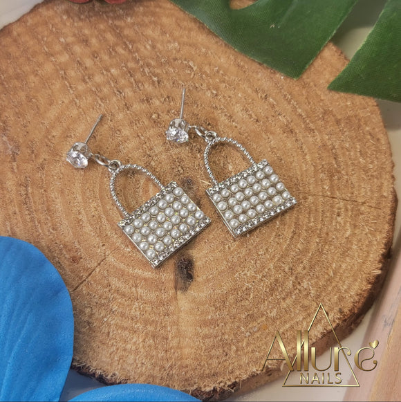 Purse Earrings - Allure Nails PR