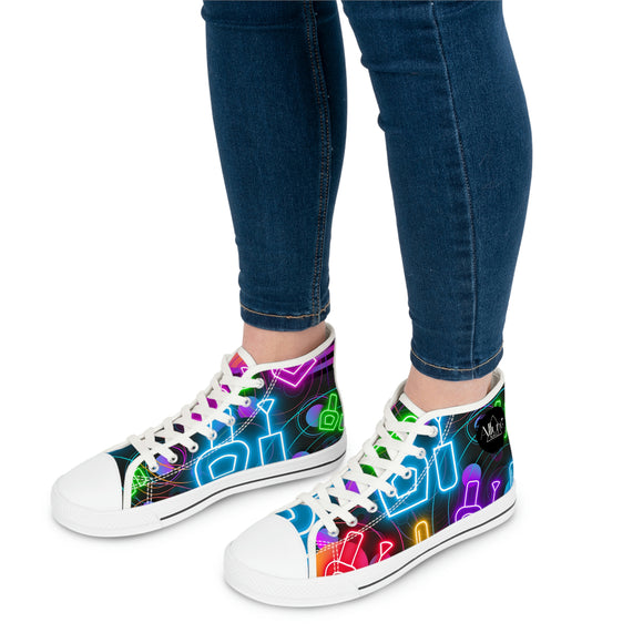 Women's High Top Sneakers - Allure Nails PR